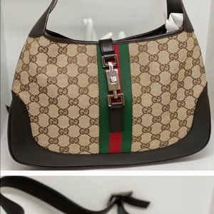 GUCCI GG CANVAS SHOULDER BAG